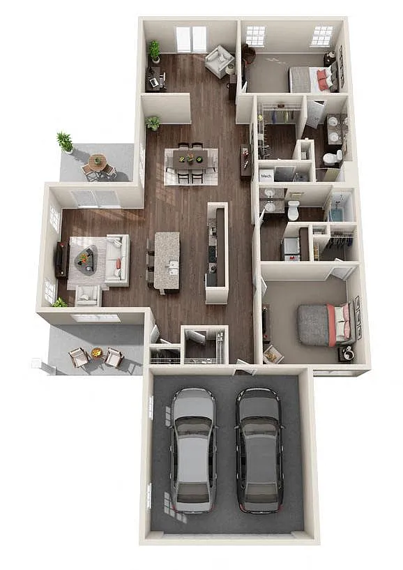 Floor plan Breezewood Sunroom