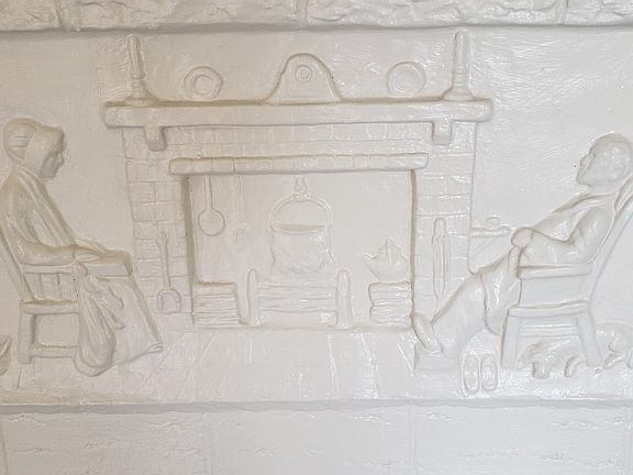Living - Fireplace Art