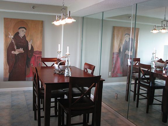 Part of the dining room