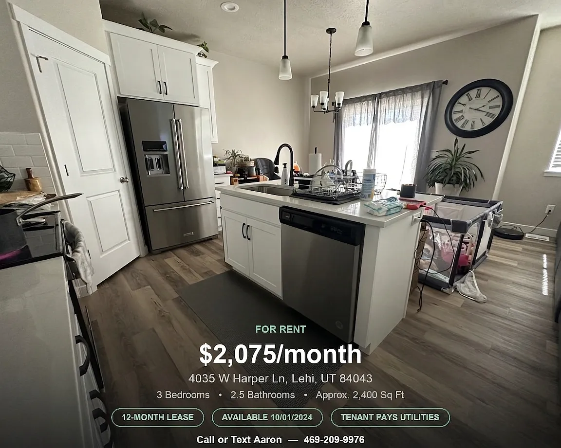 3 bed, 2.5 bath, 2400 sqft, $2,075 — Photo 1
