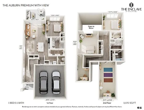 Floor plan The Auburn Premium