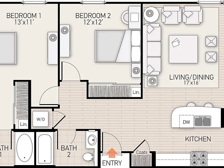 Palmeras Apartment Homes — Photo 13