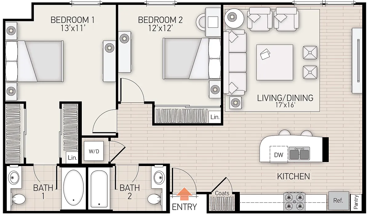 Floor plan Plan M