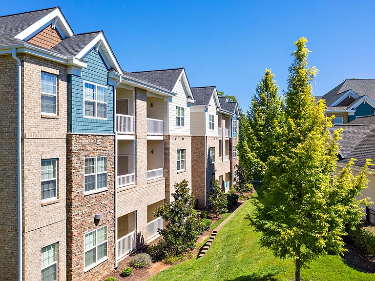 Exterior views of Hawthorne at Horse Pen Creek