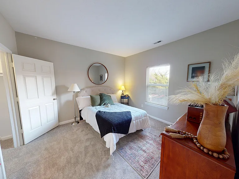 A quiet retreat with your own walk-in closet and private en suite bathroom.