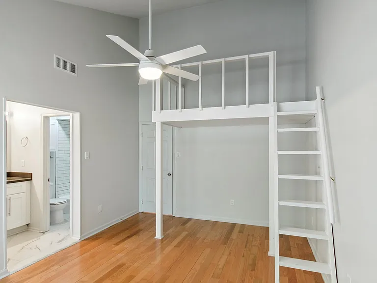Awesome loft in front bedroom that is perfect for kids.