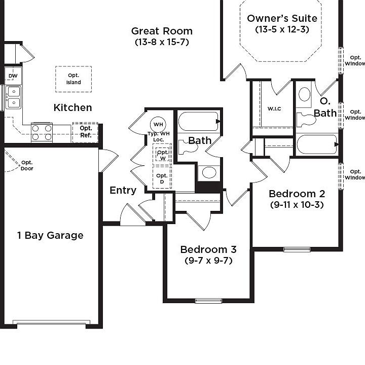 Baldwin II Plan, South Brook Single Level Homes, Inwood, WV 25428 | Zillow