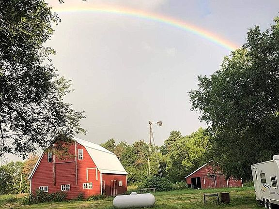 Barn and Wood Shed