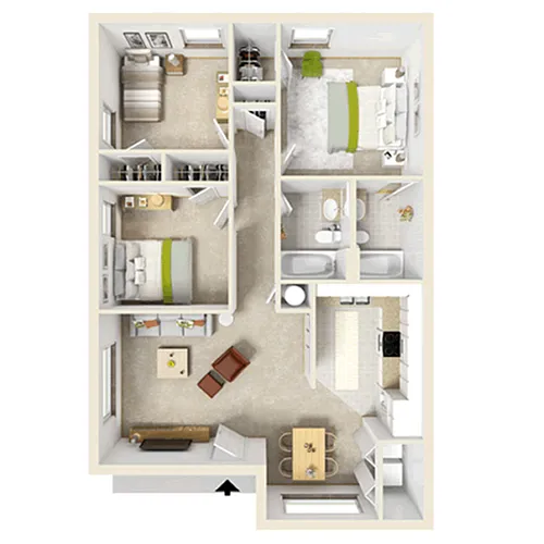 Floor plan C-1