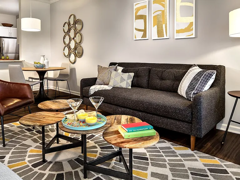 River Mews Building Renovated Living-Dining