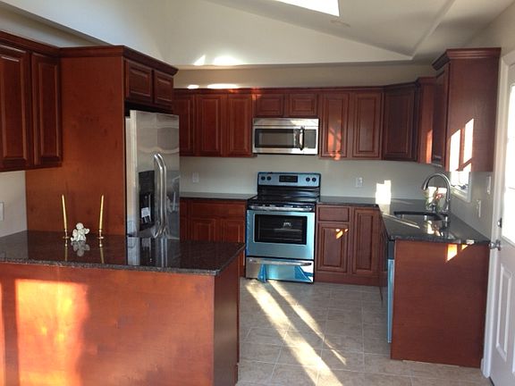 View of kitchen from dining 