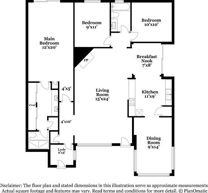 3 bed, 2.0 bath, 1606 sqft, $1,865 — Photo 2