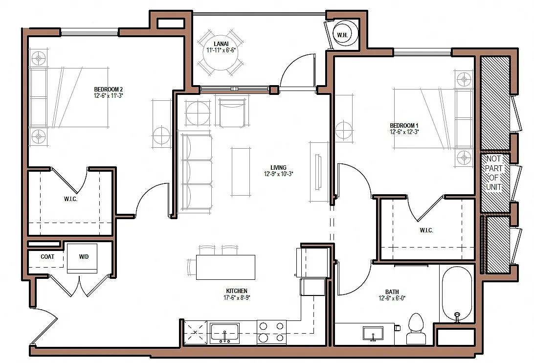 Floor plan B10B