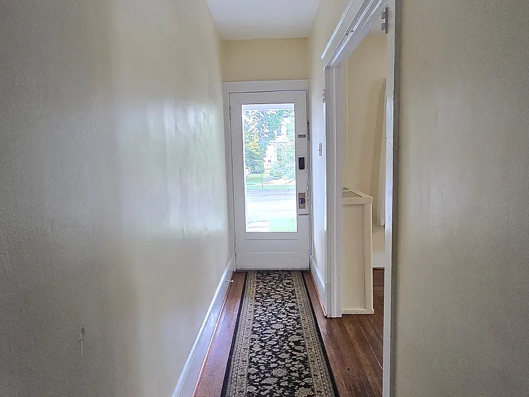 1st Floor entry, family room on right