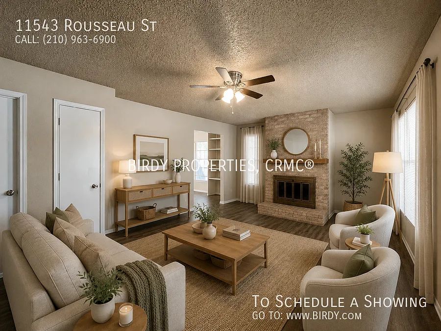 "Cozy Charm Meets Modern Comfort: 3-Bed, 2-Bath Home with Fireplace at 11543 Rousseau St, San Ant... — Photo 2