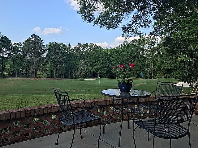Patio view of 7th green