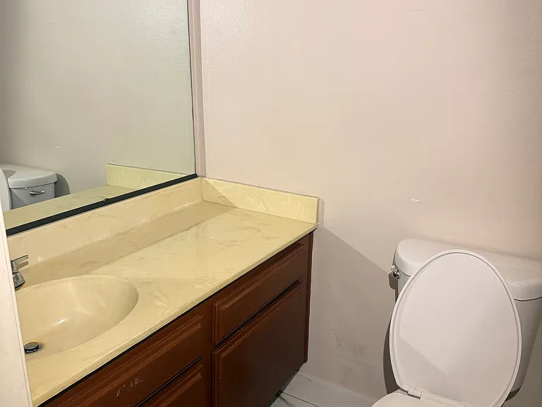 Living area bathroom