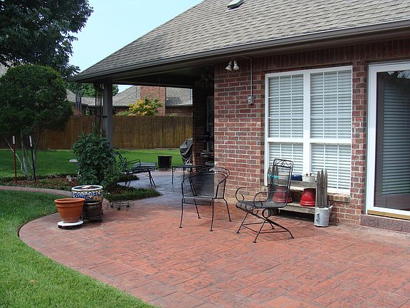 Backyard patio