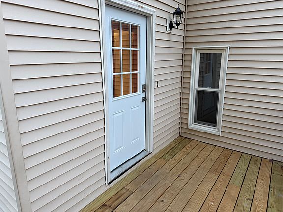 Rear entry door.