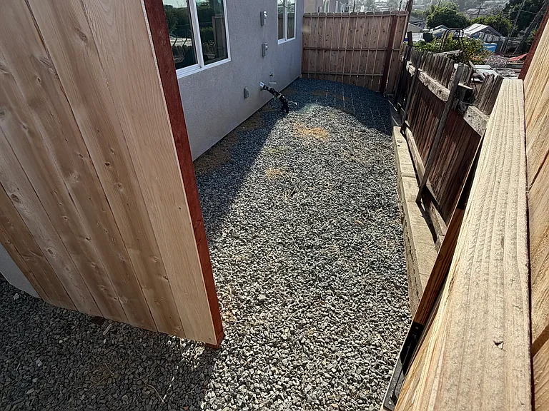 private yard