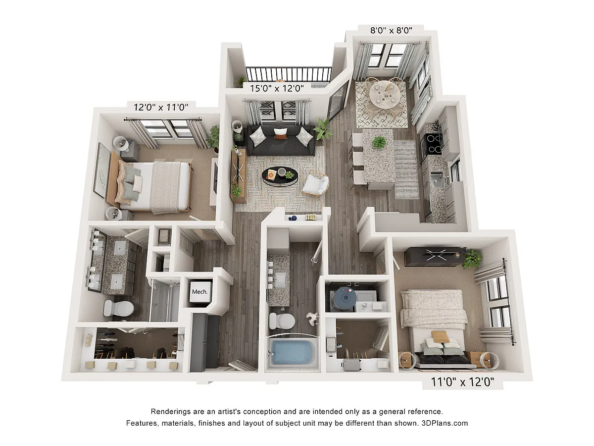 Floor plan B1