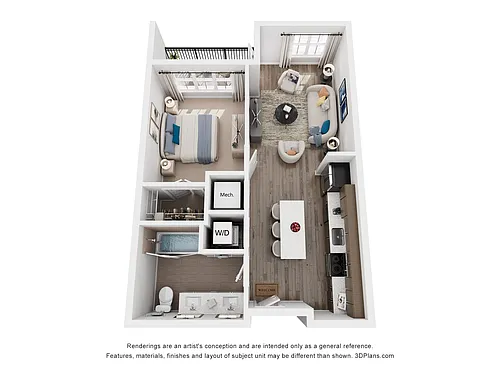 Floor plan 1B