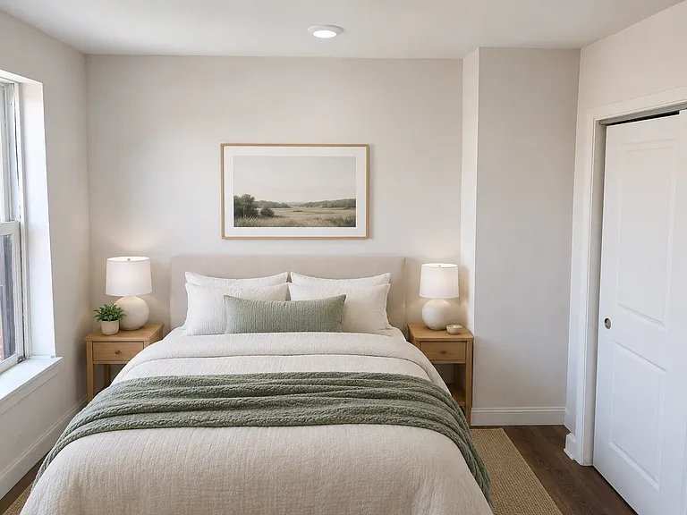 AI Staged Bedroom
