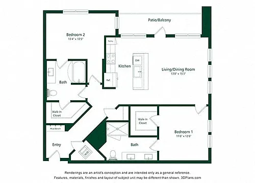 Floor plan B3
