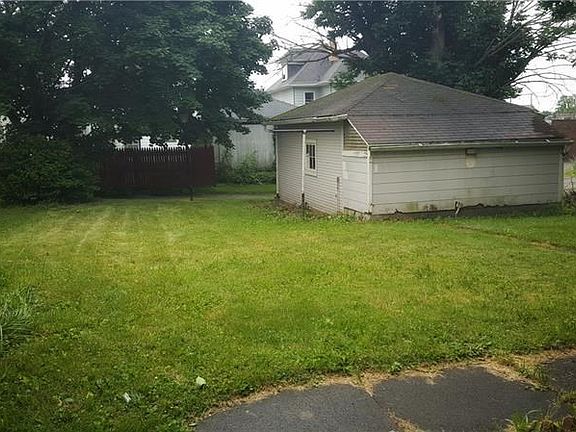 Back yard with alley access