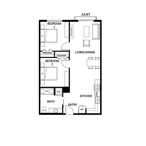 Floor plan B2