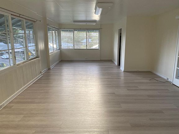 Living room and dining room