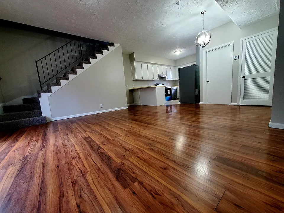 Huge Living area on main floor with fire place