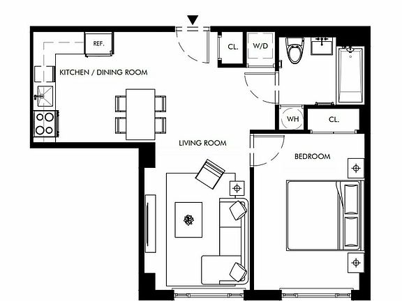 2nd image of 50 Clarkson Ave Penthouse O5