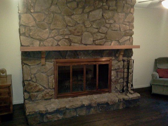 Wood Burning Fireplace