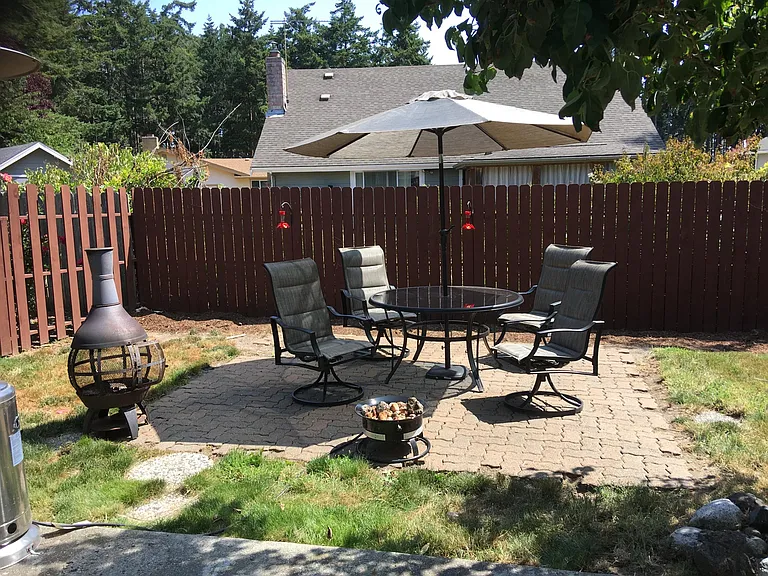 brick patio for more outside space