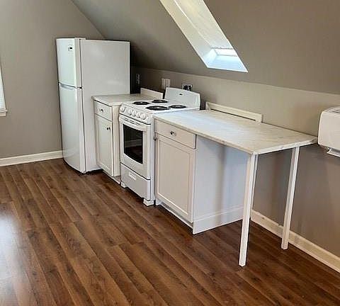 Refrigerator and stove view