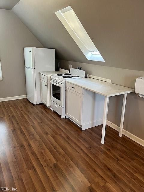 Refrigerator and stove view