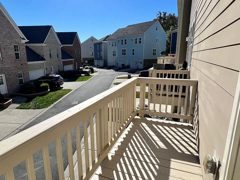 Rear outdoor terrace.