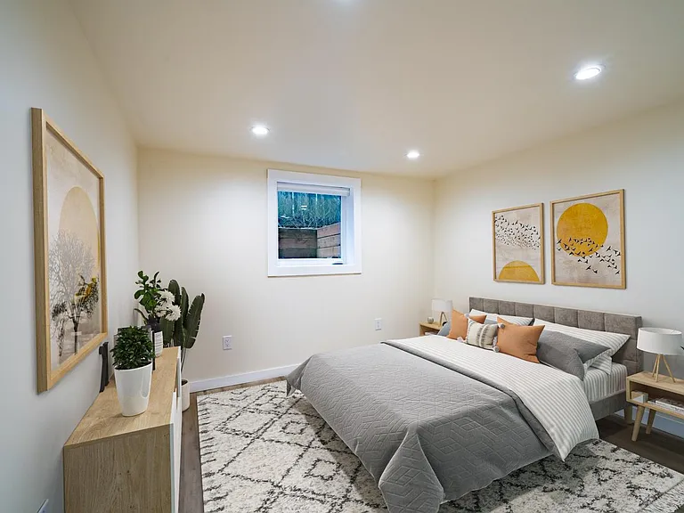 Bedroom 4. This image shows a virtually furnished space. Bedrooms come unfurnished.