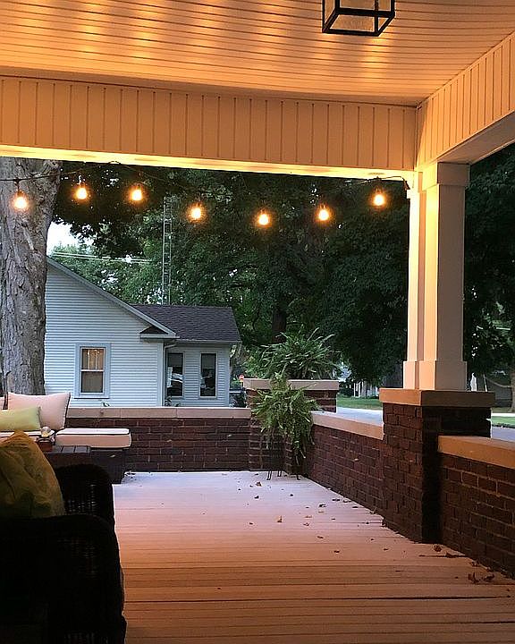 Second porch view
