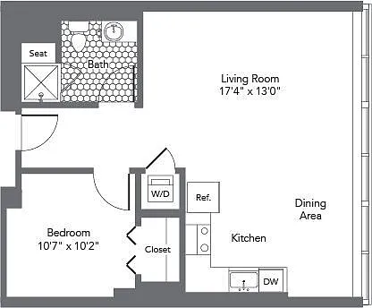 Floor plan 1P