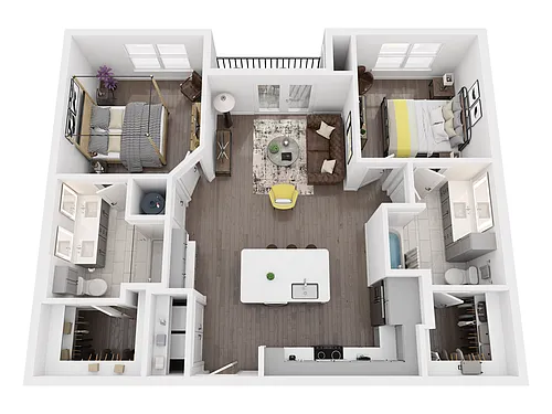 Floor plan B1