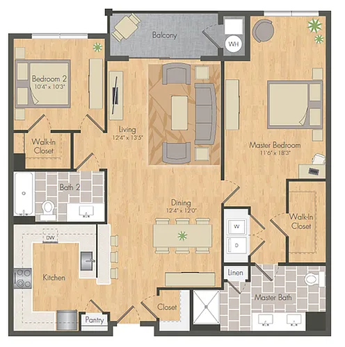 Floor plan Willow