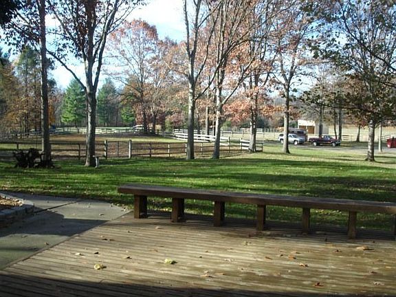 View of back yard & paddock