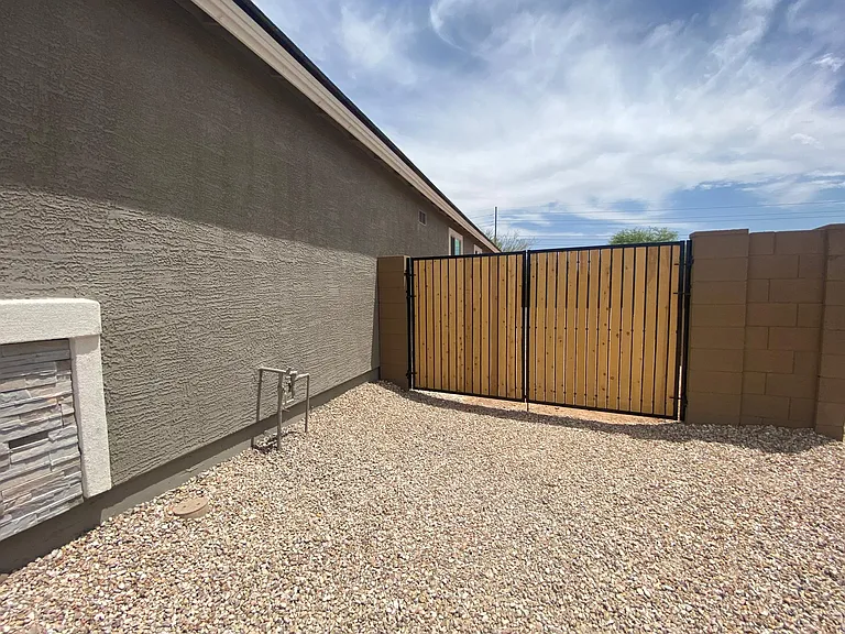 Oversized gate
