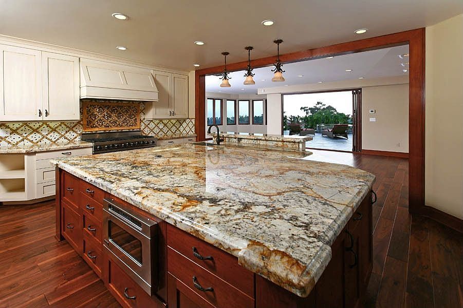 Kitchen Opens to Family Room