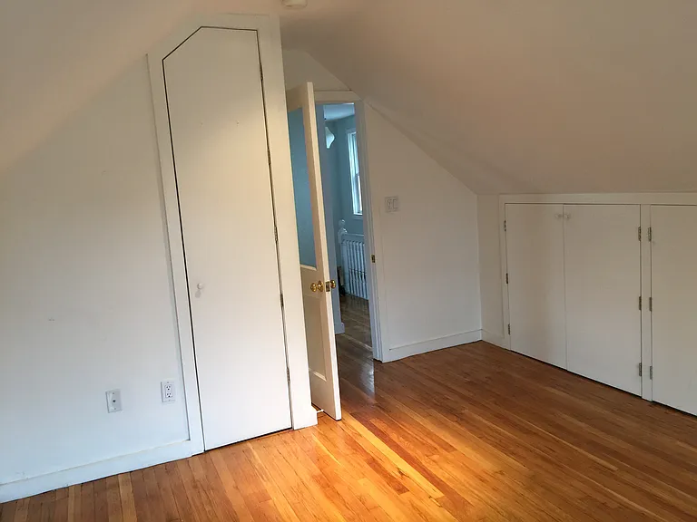 1st bedroom again showing closet and storage.