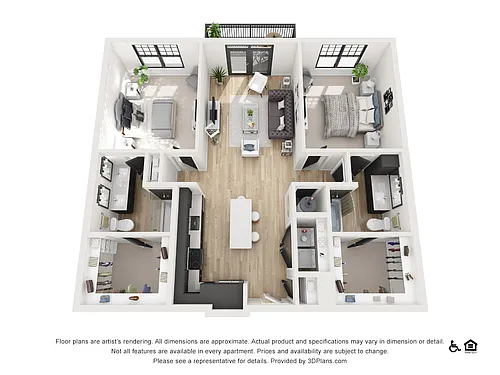 Floor plan B1HCE