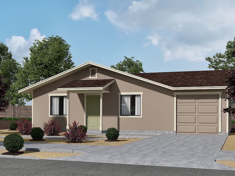 Plan 1 - Elevation A - Scheme 10 - Garage Option