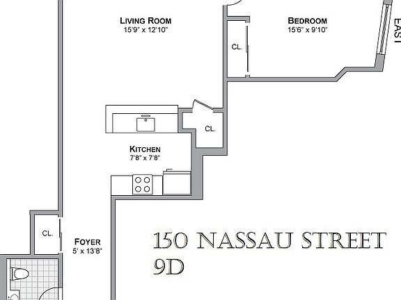 2nd image of 150 Nassau St APT 9D